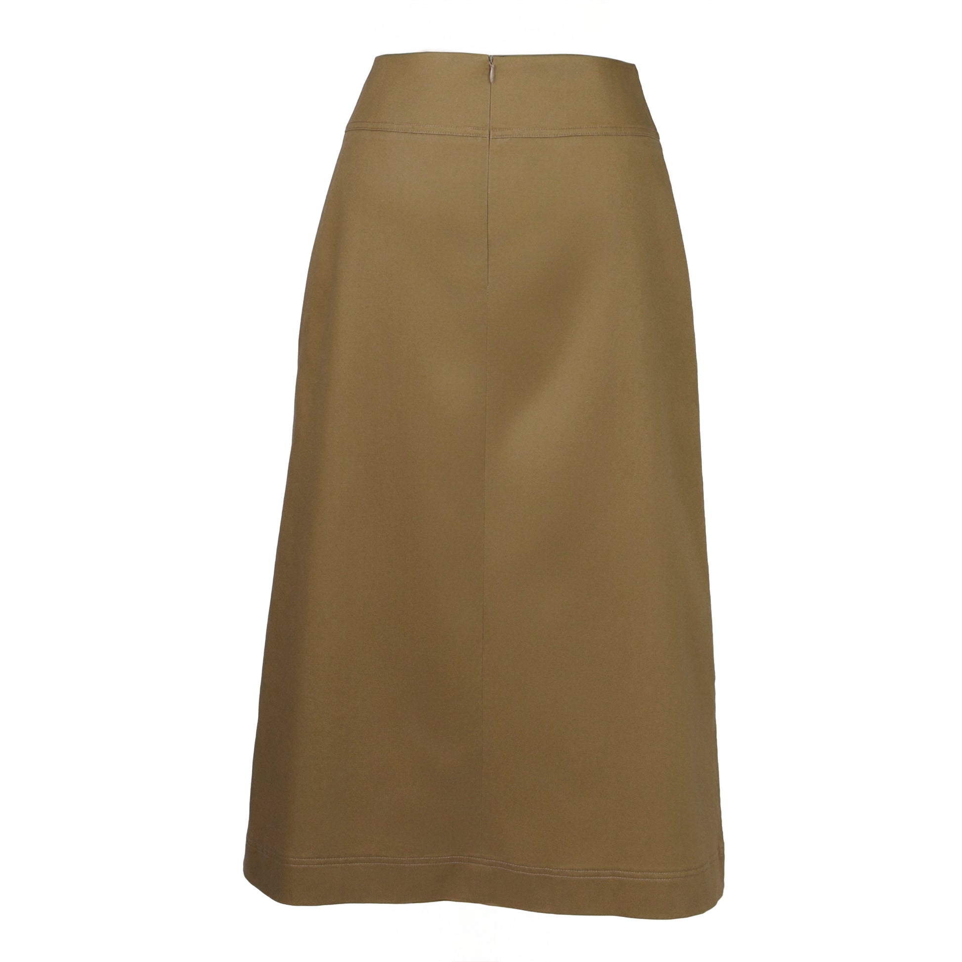 A-line Khaki Skirt