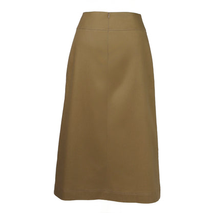 A-line Khaki Skirt