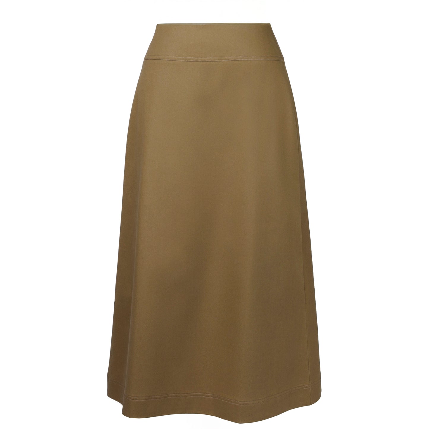 A-line Khaki Skirt