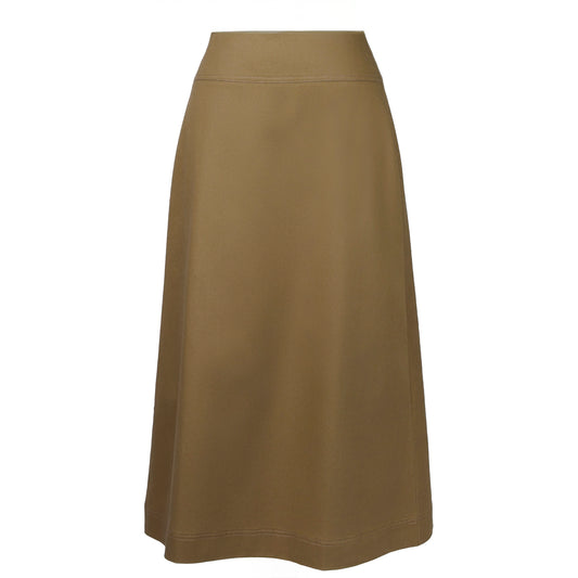 A-line Khaki Skirt