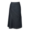 Diagonal Denim Skirt