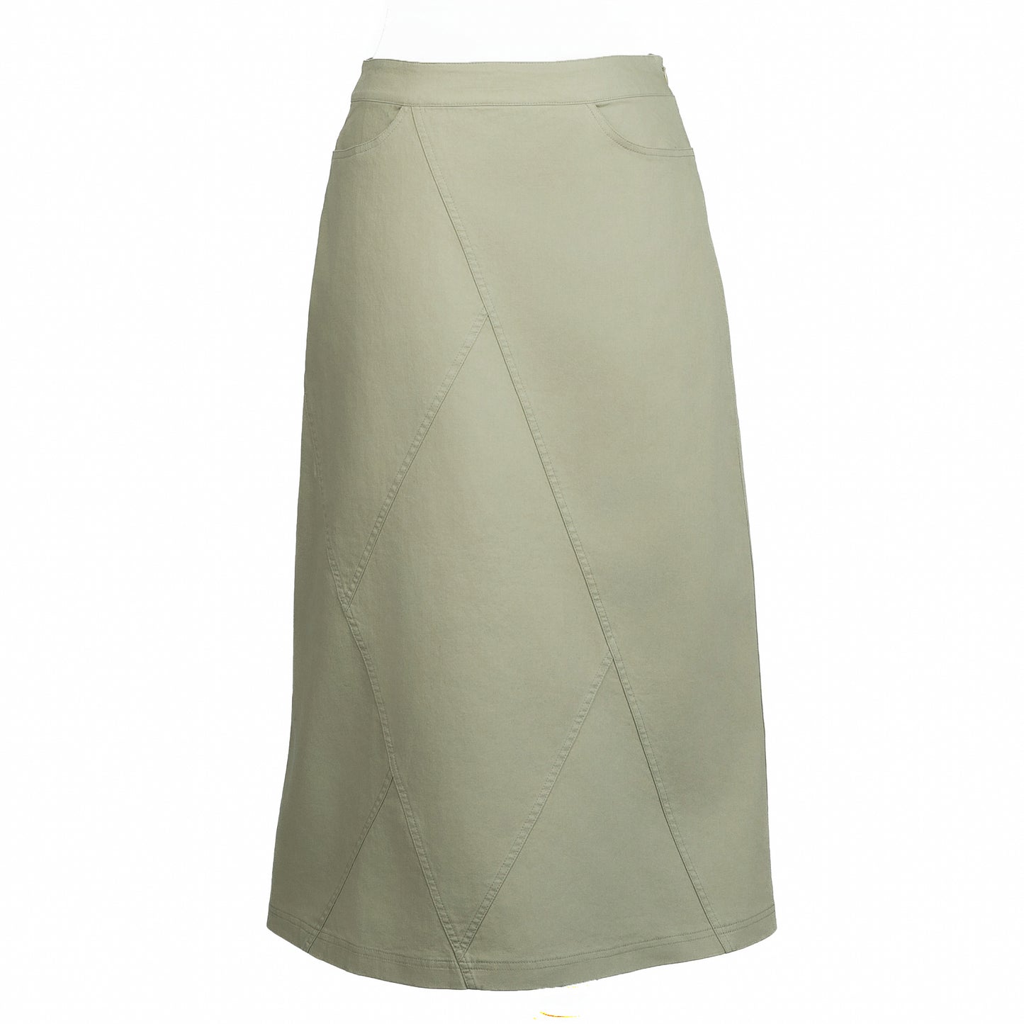 Diamond Seams Seafoam Skirt