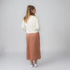 Diamond Seams Copper Skirt