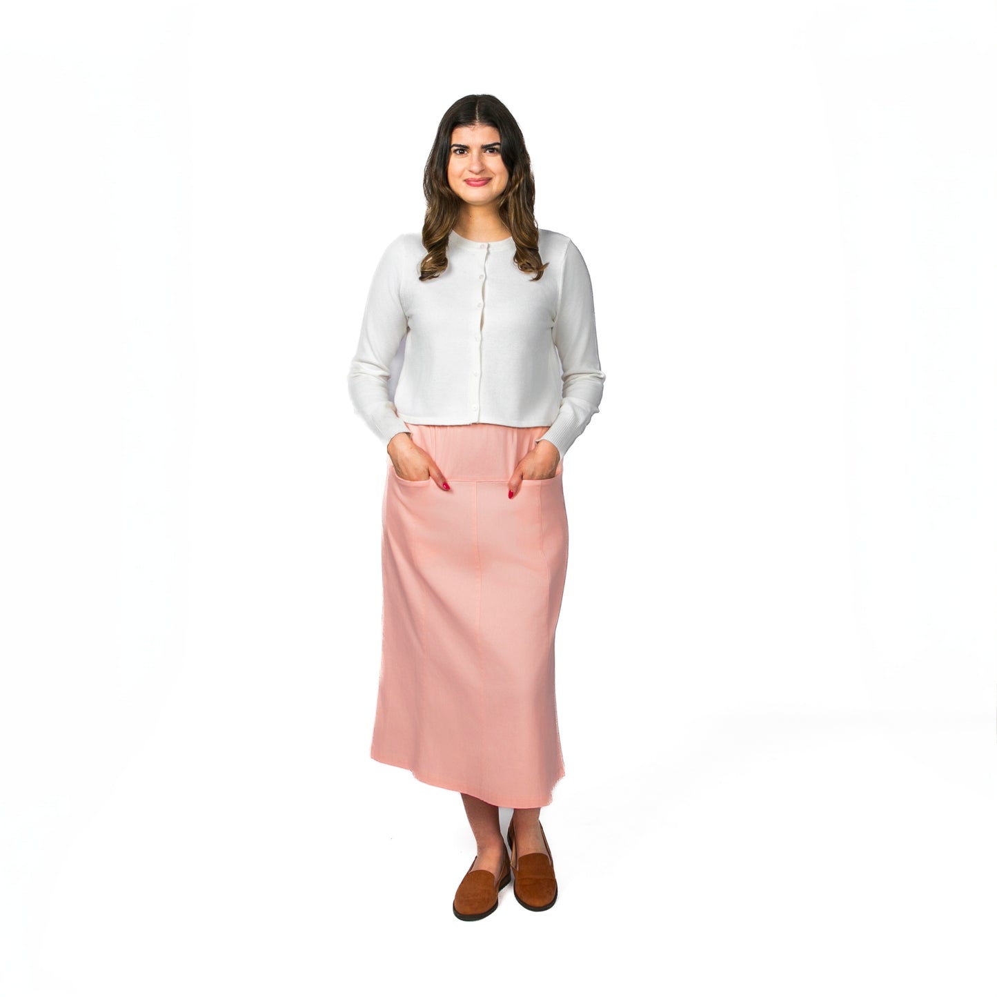 Hadassah Peachy Pink Skirt