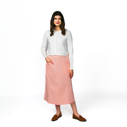 Hadassah Peachy Pink Skirt