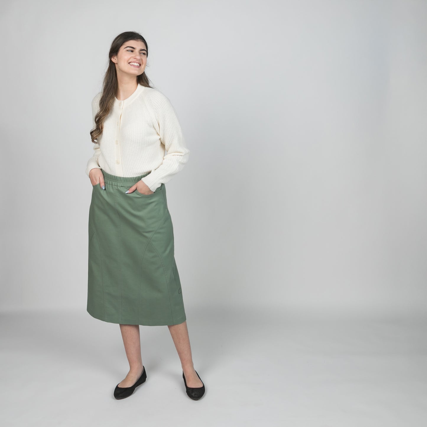 Ivy Hunter Green Skirt