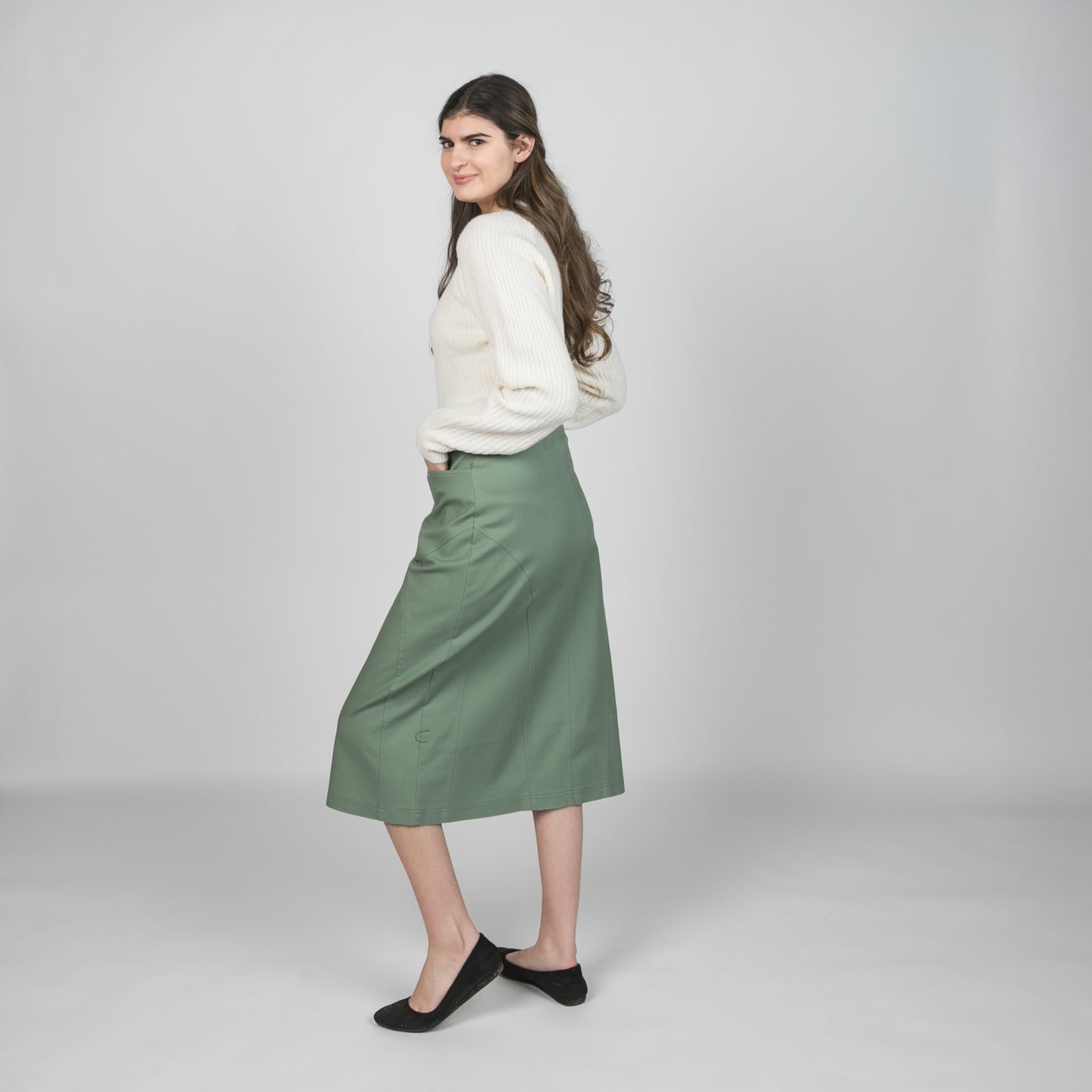 Ivy Hunter Green Skirt