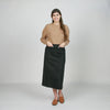 No Ziggy Black Denim Skirt