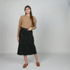 No Ziggy Black Denim Skirt