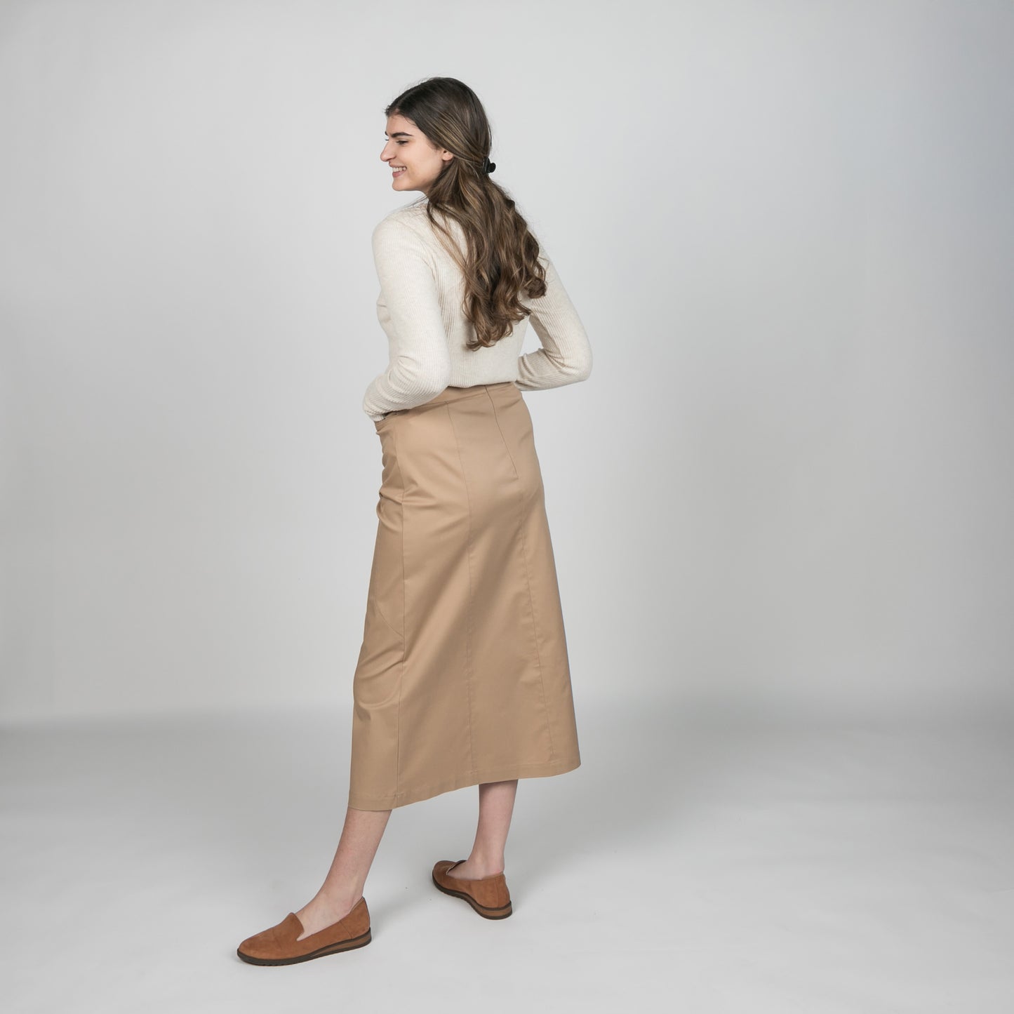 No Ziggy Fawn Khaki Skirt