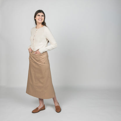 No Ziggy Fawn Khaki Skirt