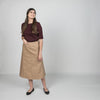 Sandra Fawn Khaki Skirt