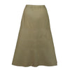 Tiered Khaki Skirt with Pockets