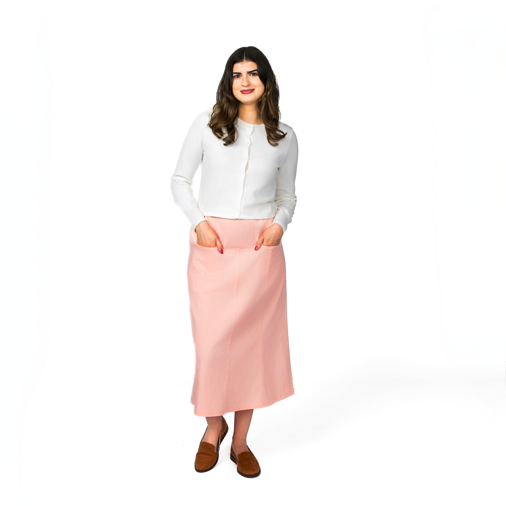 Hadassah Peachy Pink Skirt