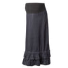 Maternity Double Ruffle Modest Skirt