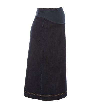 Maternity A-line Denim Skirt