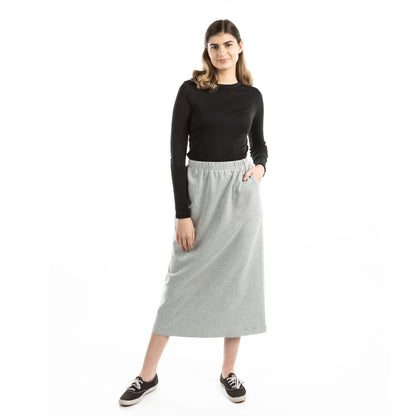 Sporty Comfort Gray Skirt