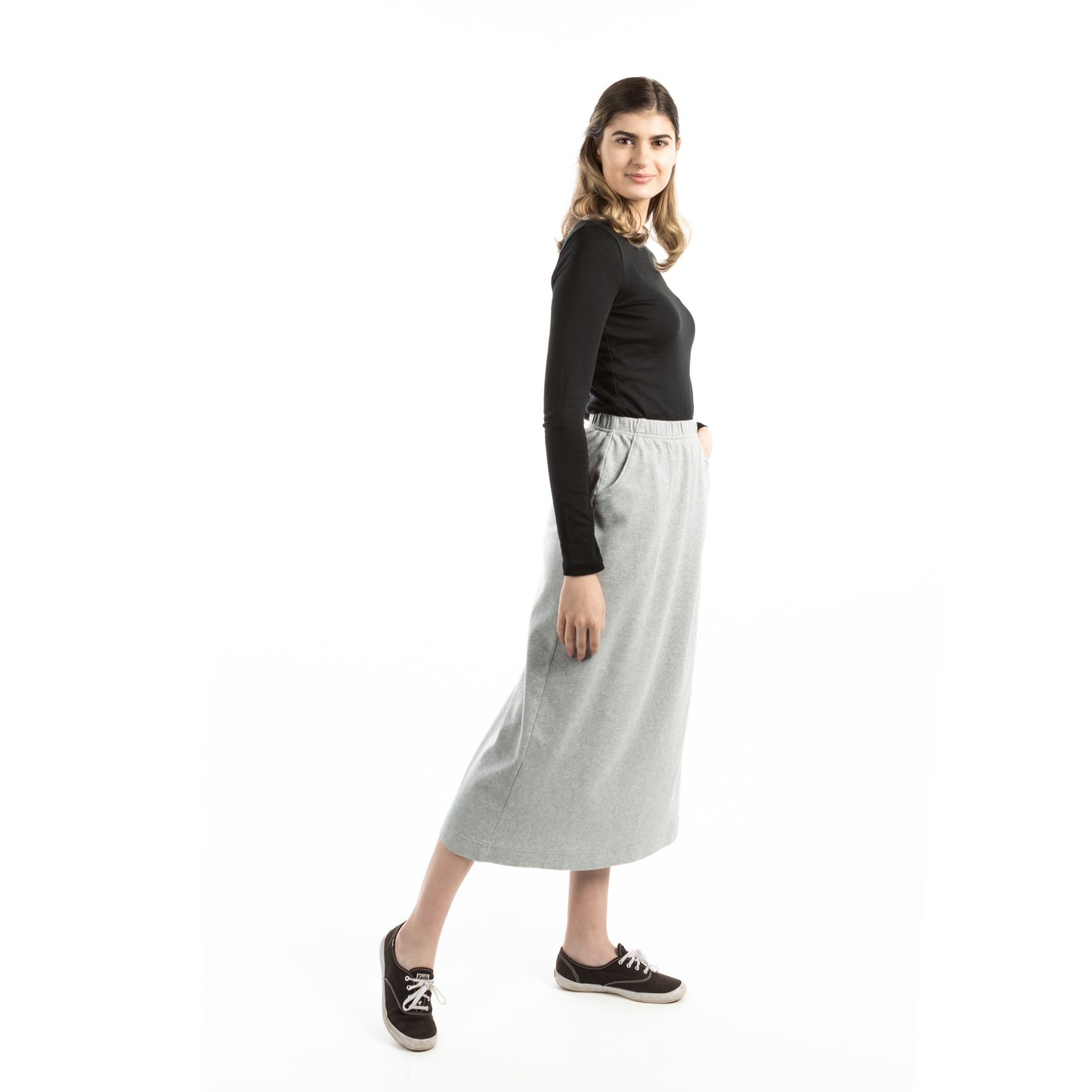 Sporty Comfort Gray Skirt