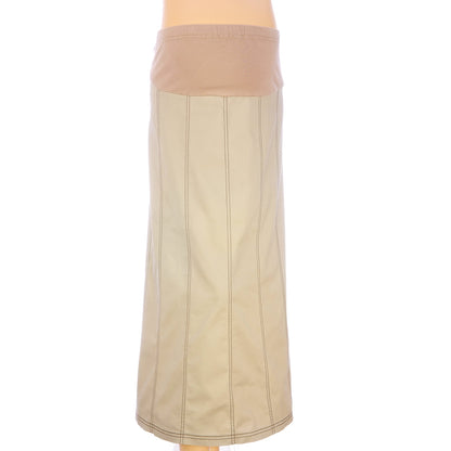 Maternity Panel Khaki Skirt