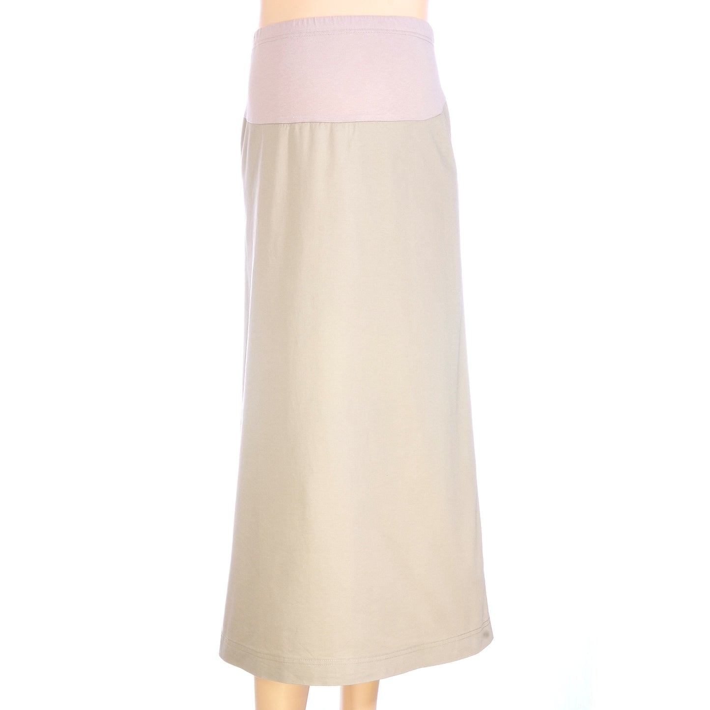 Maternity A-Line Khaki Skirt